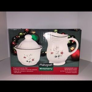 Pfaltzgraff Sugar & Creamer Set NIB